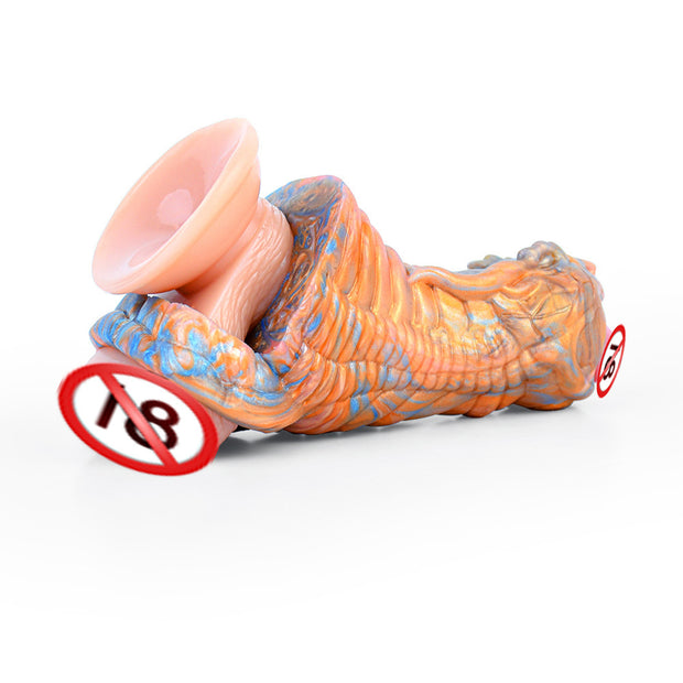 Wearables For Males Men's Root Plus-sized Thick Soft Silicone Penis Ring Sex Toy