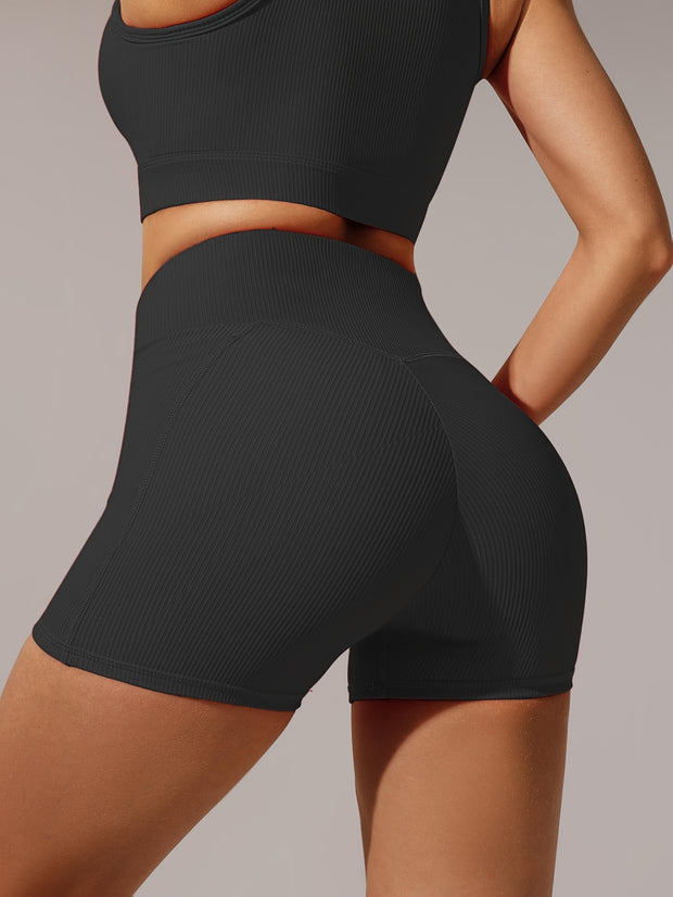 4-Pack Women's Yoga Shorts Value Set - High-Waisted Quick-Dry & Seamless, Must-Have For Workouts